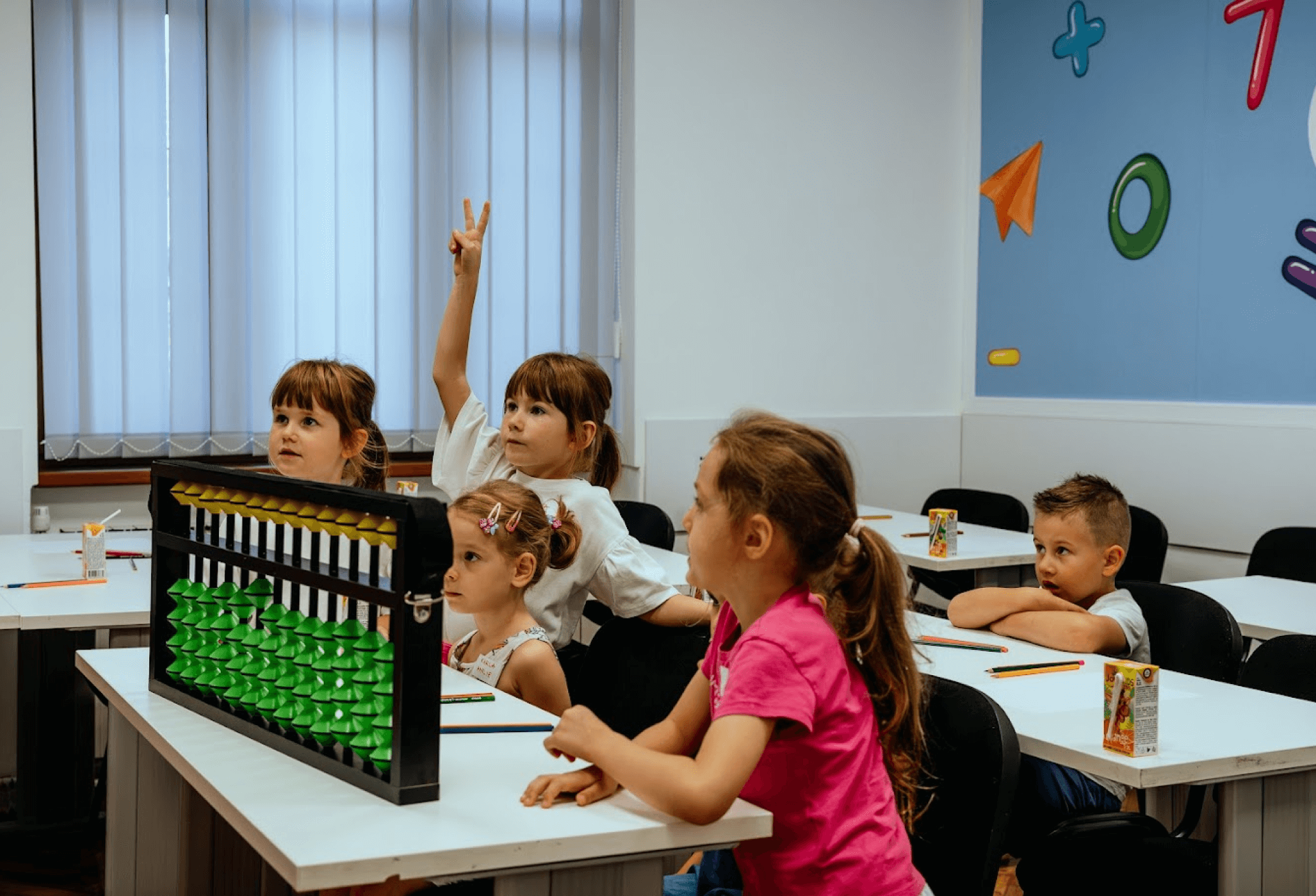 Students in the classroom.