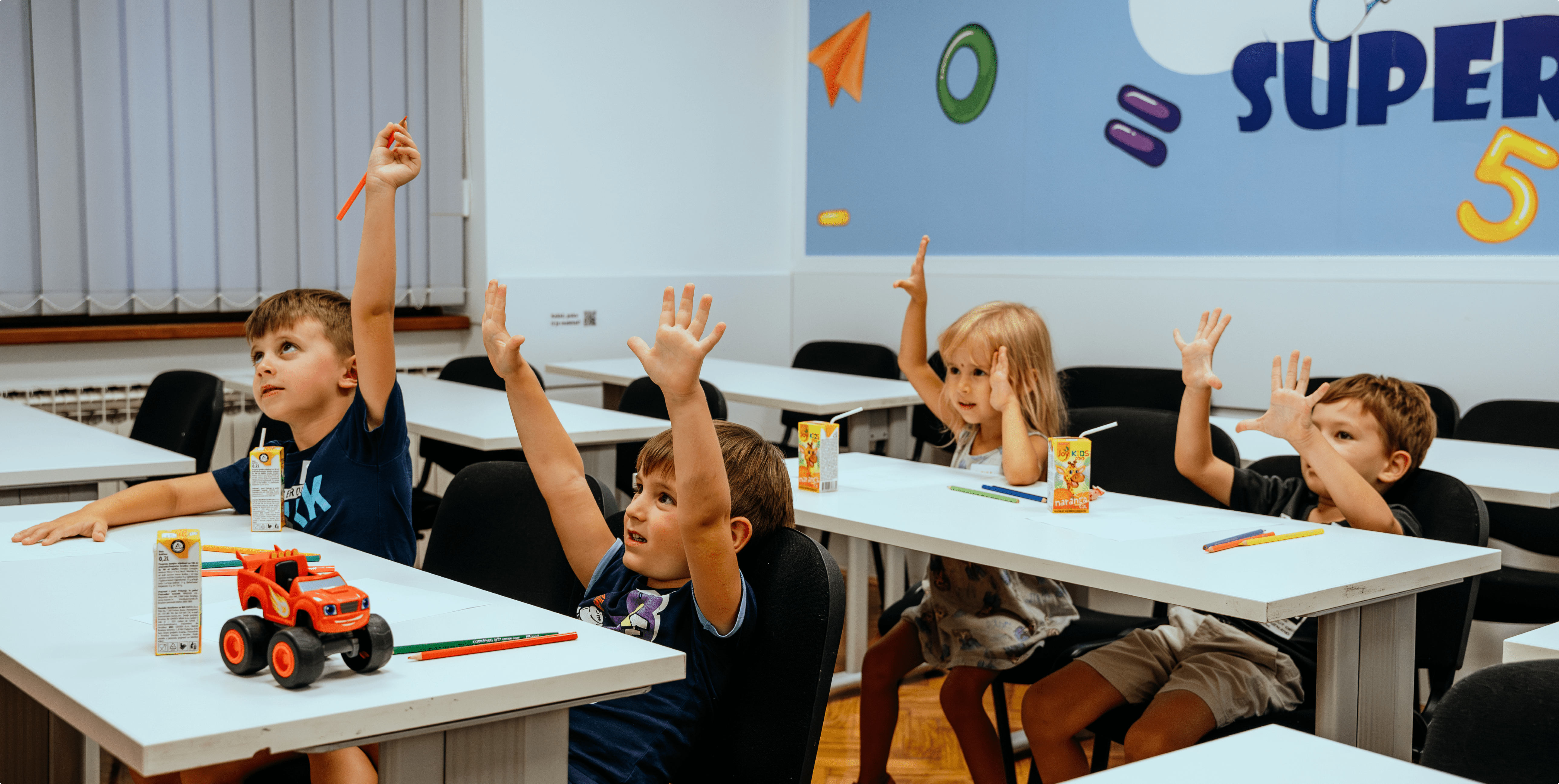 Students enrolled in the SuperClever program